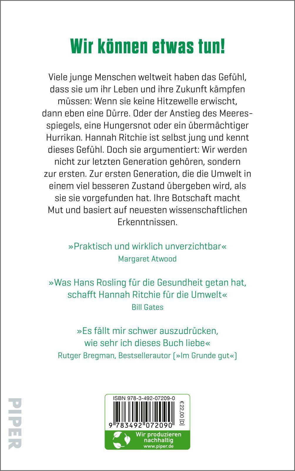 Thumbnail - Hoffnung Für Verzweifelte Hannah Ritchie Buch 384 S. Deutsch 2024