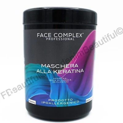 Maschera Capelli Keratin professionale alla Cheratina Bio 1000 ml Face Complex