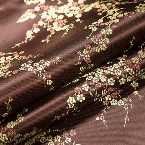 1M Chinese Fabric Vintage Brocade Satin Jacquard Floral Cheongsam Sewing DIY - Picture 24 of 32