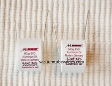 PAIR - TWO - Mundorf MCap EVO Aluminum Oil Capacitor Cap 3.3uf 3.3 uf 450VDC