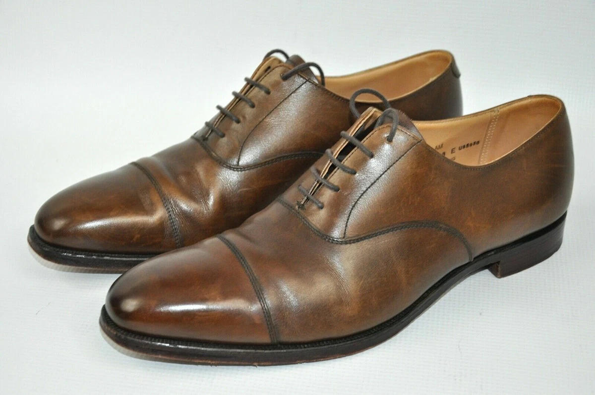 CROCKETT & JONES HALLAM BROWN OXFORD SHOES UK 8 / US 9