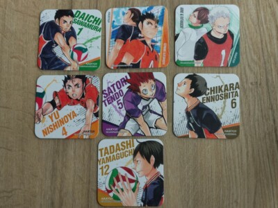 HAIKYUU Papieruntersetzer Konvolut Merch | Oikawa Iwaizumi Kenma Kuroo Bokuto Akaashi