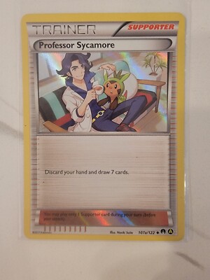 sycamore pokemon card Professor Full Art - 114/114 - Steam Siege Product Details Card Number / Rarity Pokemon - Professor Sycamore (114/114)