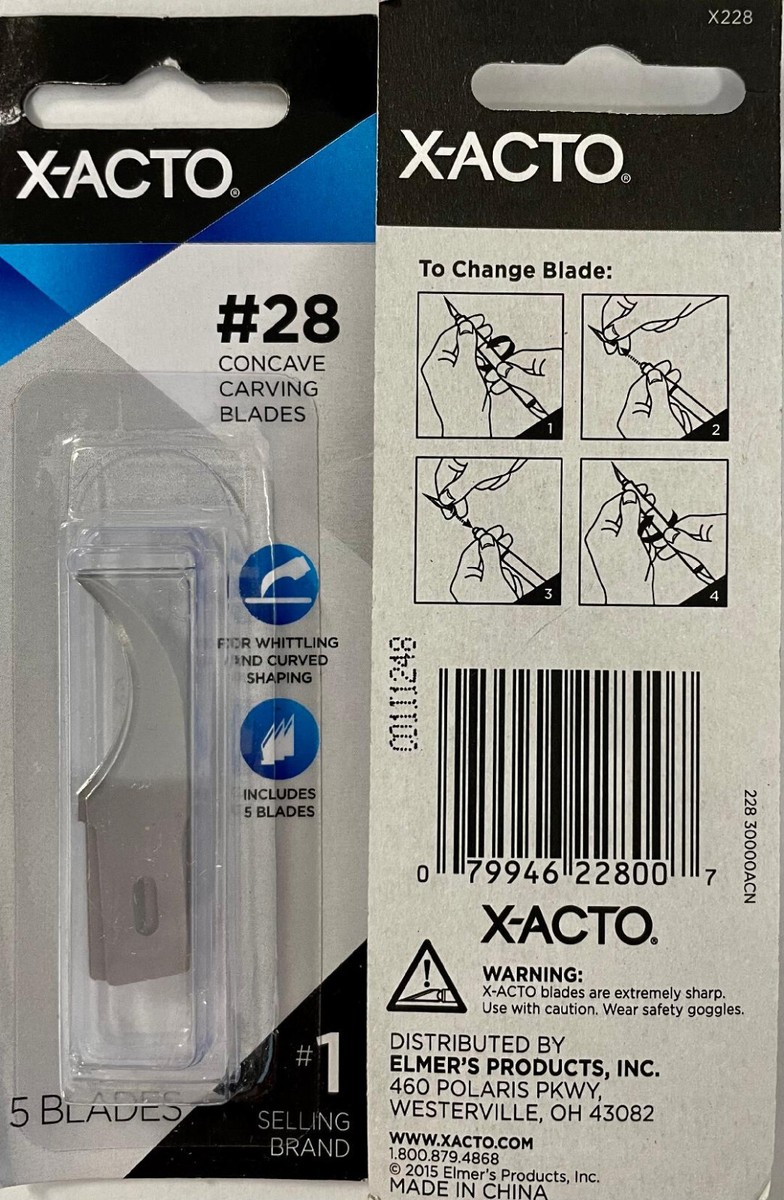 X-ACTO Replacement Knife Blades #2 #11 #11M #28 Z-Series 5