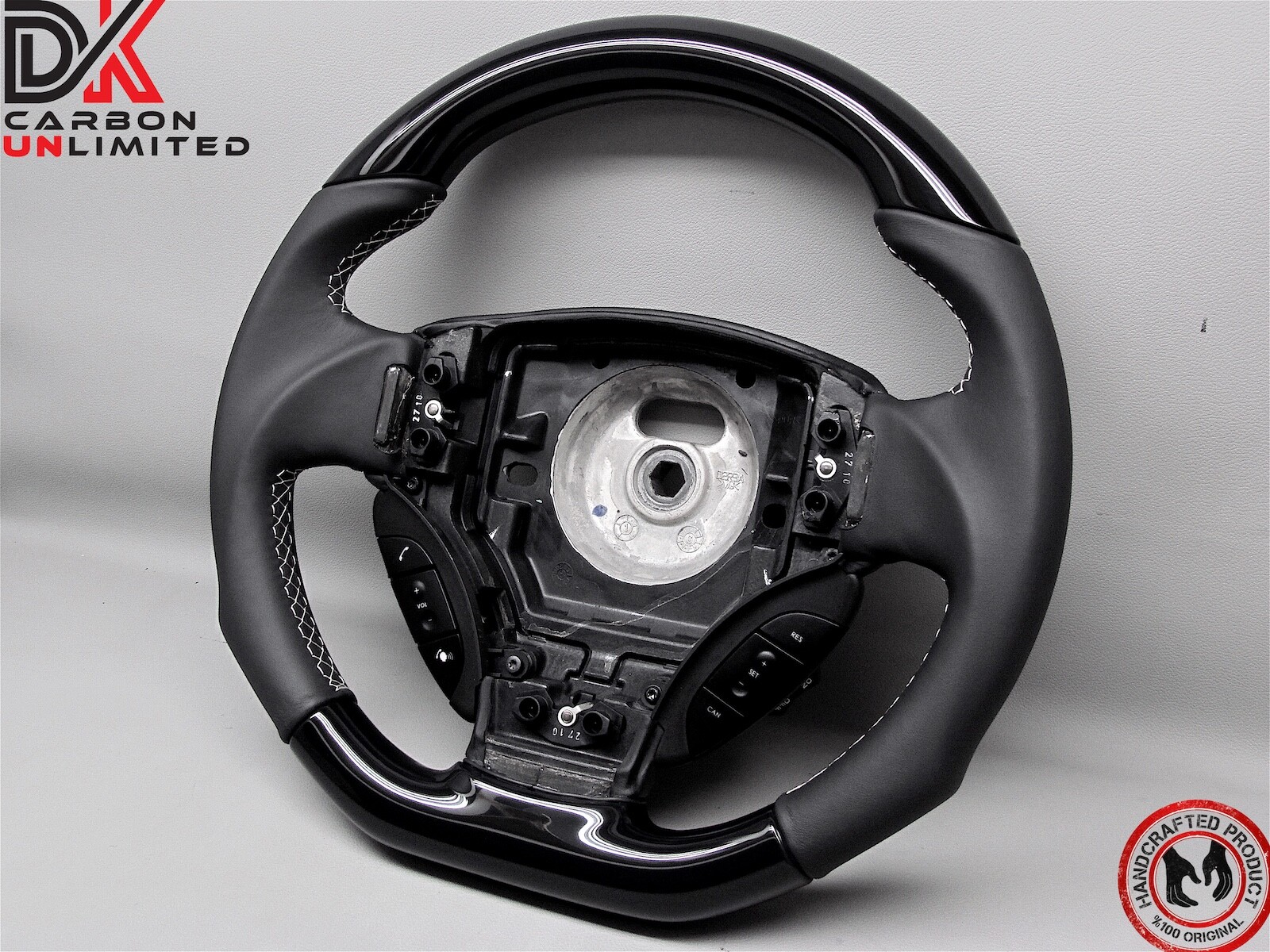 Aston Martin DBS Rapide DB9 Vantage Virage Alcantara Piano Black Steering Wheel