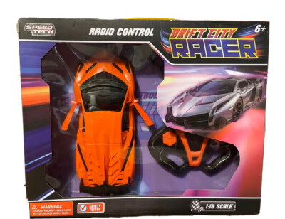 DRIFT CITY RACER ,RADIO CONTROL SPEED TECH 1:18 scale