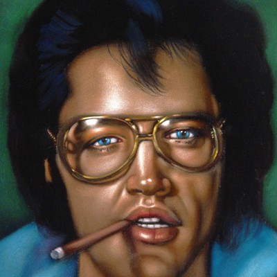 elvis presley gold sunglasses