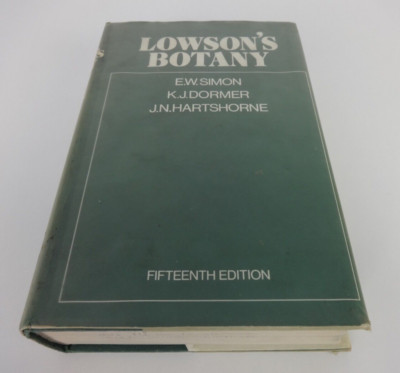 Lowsons Textbook Of Botany 1975 Hardback Plant Biology Gardening Books Vintage
