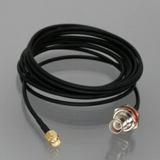 Cable RP-TNC female nut bulkhead to SMA male RG316 6" 10FT GPS FPV Radio antenna