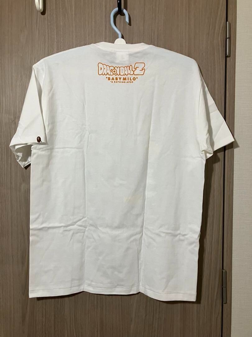 A BATHING APE BAPE DRAGON BALL Z BABY MILO T-SHIRT color WHITE