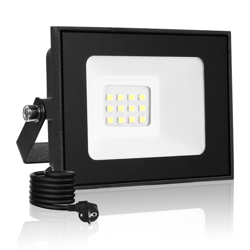 LED Fluter mit Stecker strahler Scheinwerfer 10/20/30/50/100Wr Außen Baustrahler - Bild 13 von 56