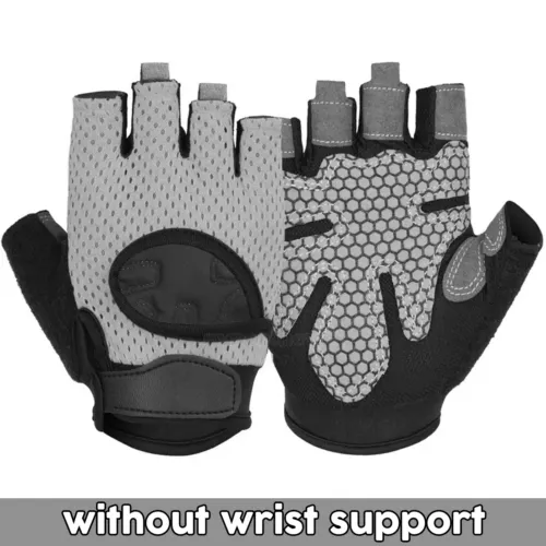 Fitness Gloves Weight Lifting Gym Workout Training Wrist Wrap Strap Men & Women - Picture 20 of 20