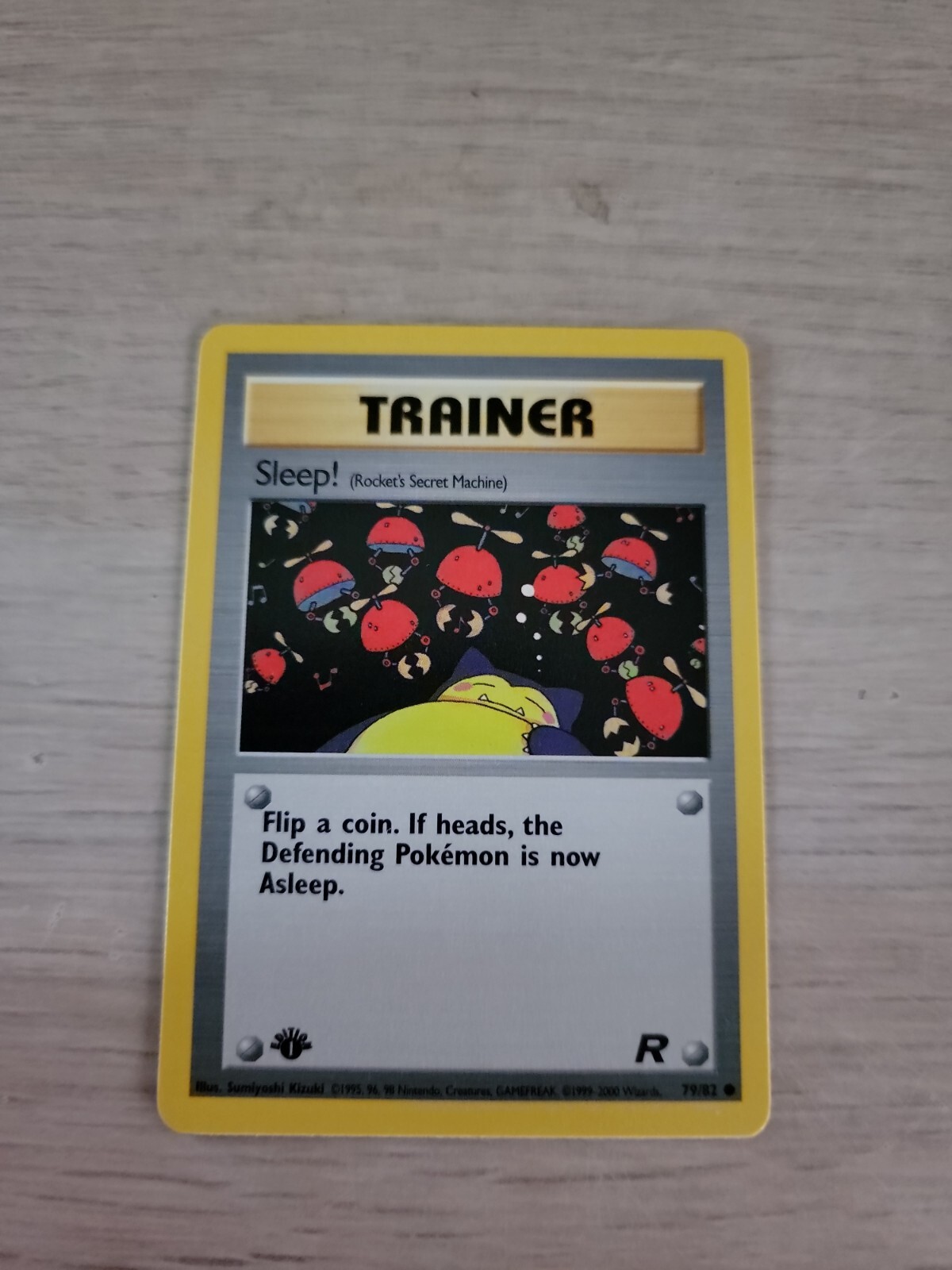 Pokémon Team Rocket 1st Edition Regular Finish Sleep! 79/82 NM-MT OC245