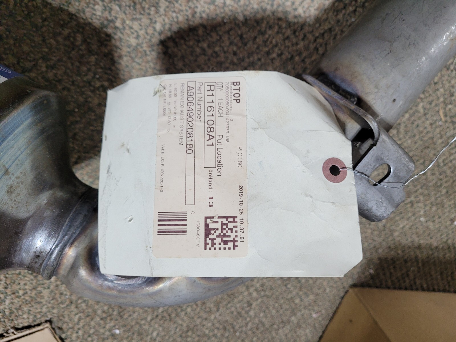 Mercedes Sprinter Catalytic Converter A906490208180 0709 3.0 DOC eBay