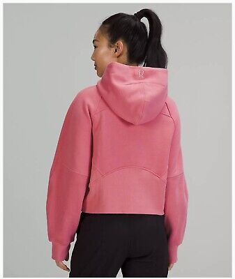 NWT Lululemon Scuba Oversized 1/2 Half-Zip Hoodie Size XS/S in Pink Blossom