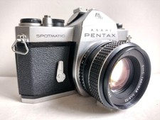 169 Pentax Spotmatic SP 35mm Film Camera SMC Takumar 55mm f/1.8 M42 Lens