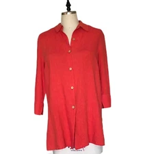 Vintage Field Manor Modern Classics Women’s Linen Rayon Blouse Size Large