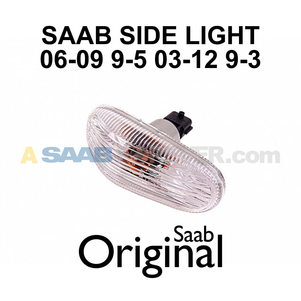 NEW SAAB FENDER SIDE MARKER LIGHT TURN SIGNAL 9-3 03-12 9-5 06-10  