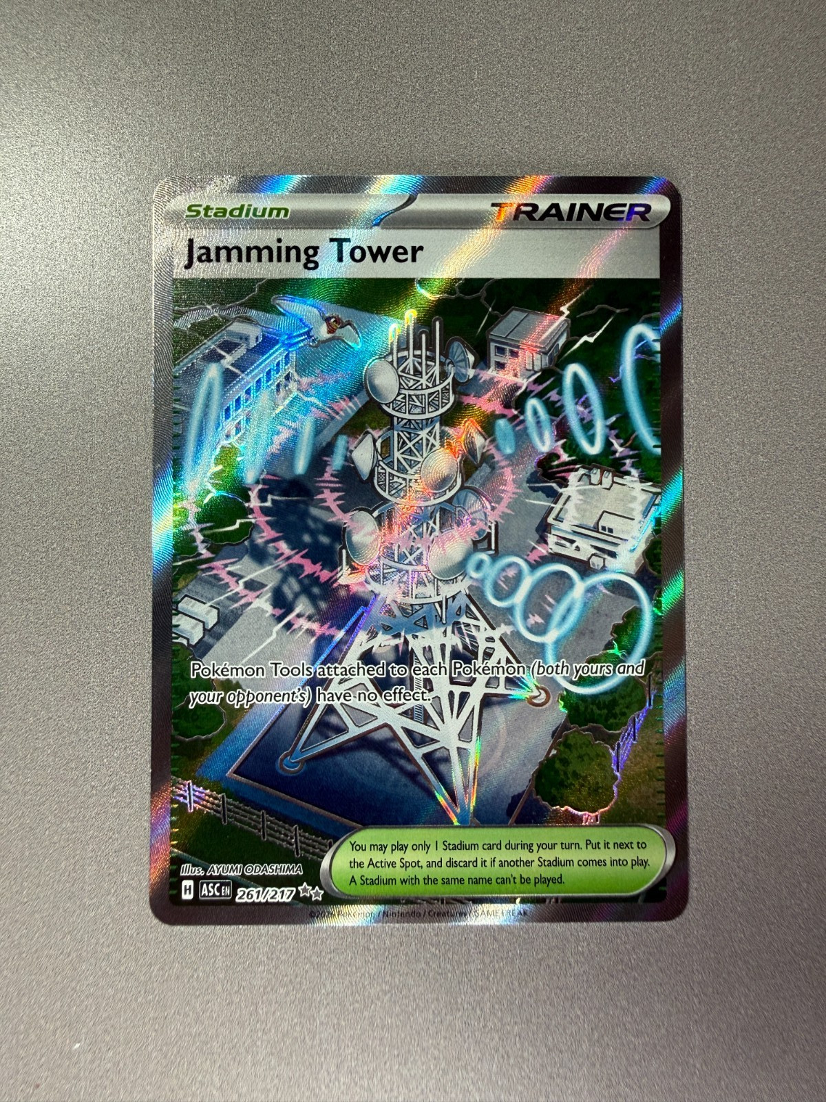 Jamming Tower ME: Ascended Heroes 261/217 Holo Ultra Rare Pokemon NM