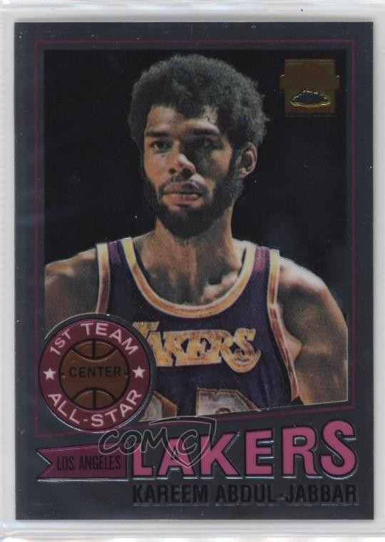 2001-02 Topps Chrome Reprints Kareem Abdul-Jabbar (1977-78 Topps) #9 HOF 0za0