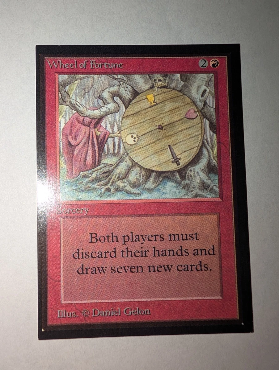 Wheel Of Fortune In Individual Magic: The Gathering Cards for sale