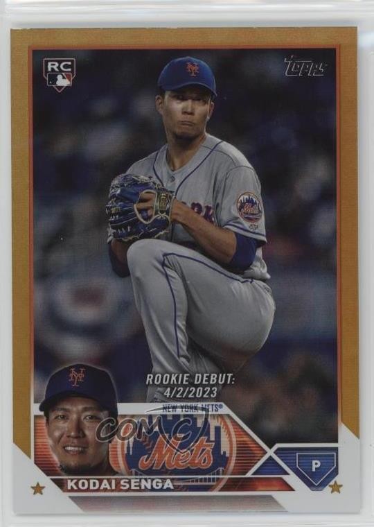 2023 Topps Update Rookie Debut Gold Foil Kodai Senga #US20 Rookie RC 1c8c