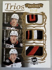2023-24 UD The Cup Leo Carlsson Pavel Mintyukov Tristan Luneau Rookie Trios /10