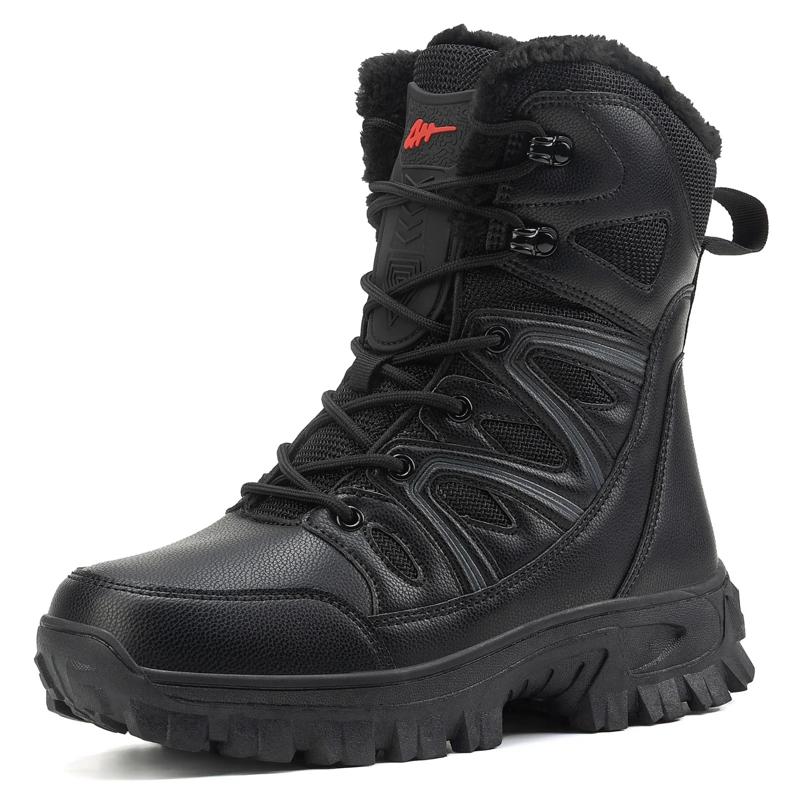 High Top Winter Warm Snow Boots Men's Waterproof Outdoor Non-slip Leather Boots
Opens in a new windo