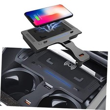 Wireless Car Charger Fit for BM-W X3/ X4 2023-2019 15W Wireless Charging
