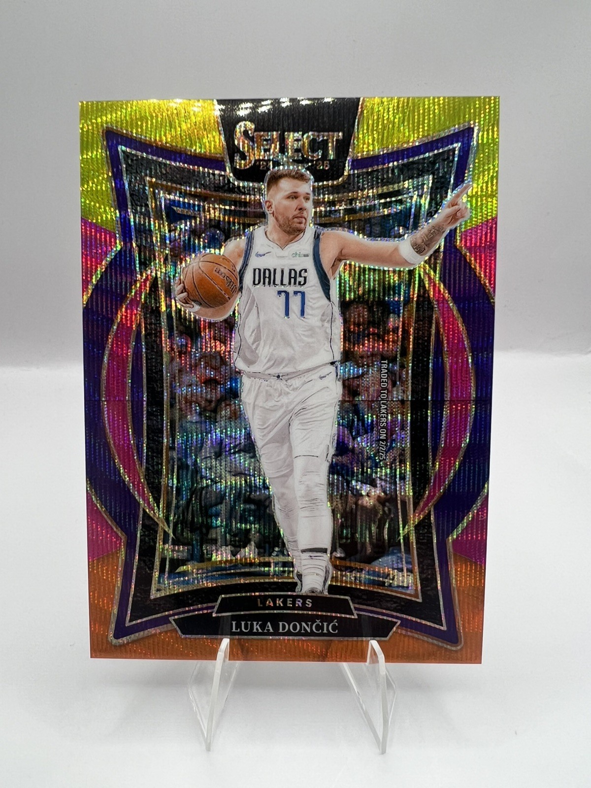 2024-25 Panini Select Luka Doncic #56 Concourse Multi Wave /20 LAKERS