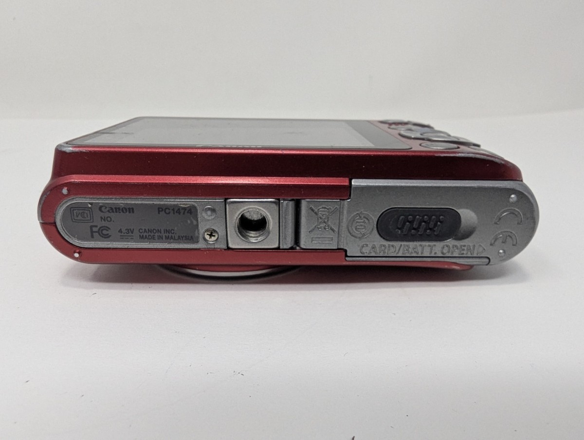 デジタルカメラ Canon PowerShot A3100 IS PC1474 Canon PowerShot A3100 IS 12.1MP Digital Camera PC1474 With Battery