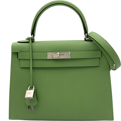 HERMES Kelly 28 Epsom Leather Handbag Z Stamp #OKB311