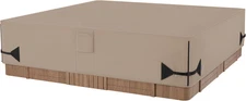 Outdoor Waterproof Hot Tub Cover 93 X 93 Inch Fit 92 X 92 or 91 X 91 or 90 X 90