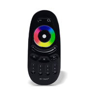 Miboxer Rgbw 4-Zonen-Fernbedienung (Touch) 2,4Ghz 12/24V | FUT096-B | Schwarz