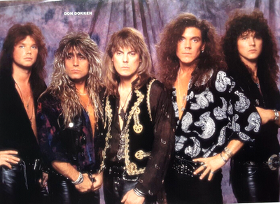 WARRANT JANI LANE / DON DOKKEN VINTAGE 2-SIDED MAGAZINE PINUP
