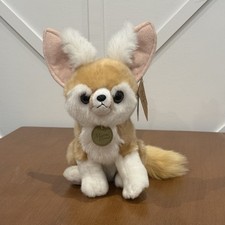 Aurora Miyoni Fennec Fox Realistic Stuffed Animal Plush Big Ears 9.5 NWT