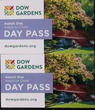 2 PASSES to DOW GARDENS in Midland, MICHIGAN - expire 12/31/25!