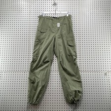 Aeropostale Parachute Cargo Pants Womens Small Nylon Elastic Fits 30x30