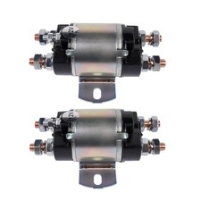 Set of 2 Solenoid Fit for Yamaha G1 Gas Models Golf Cart 12V 6 Terminal 12 Volt