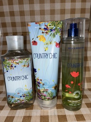BATH AND BODY WORKS Country Chic Body Cream, Gel  And Frag Mist