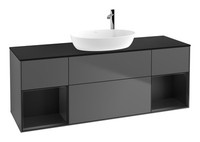 Villeroy & Boch Finion Waschbeckenunterschrank FüR Becken Mittig Regal Links...