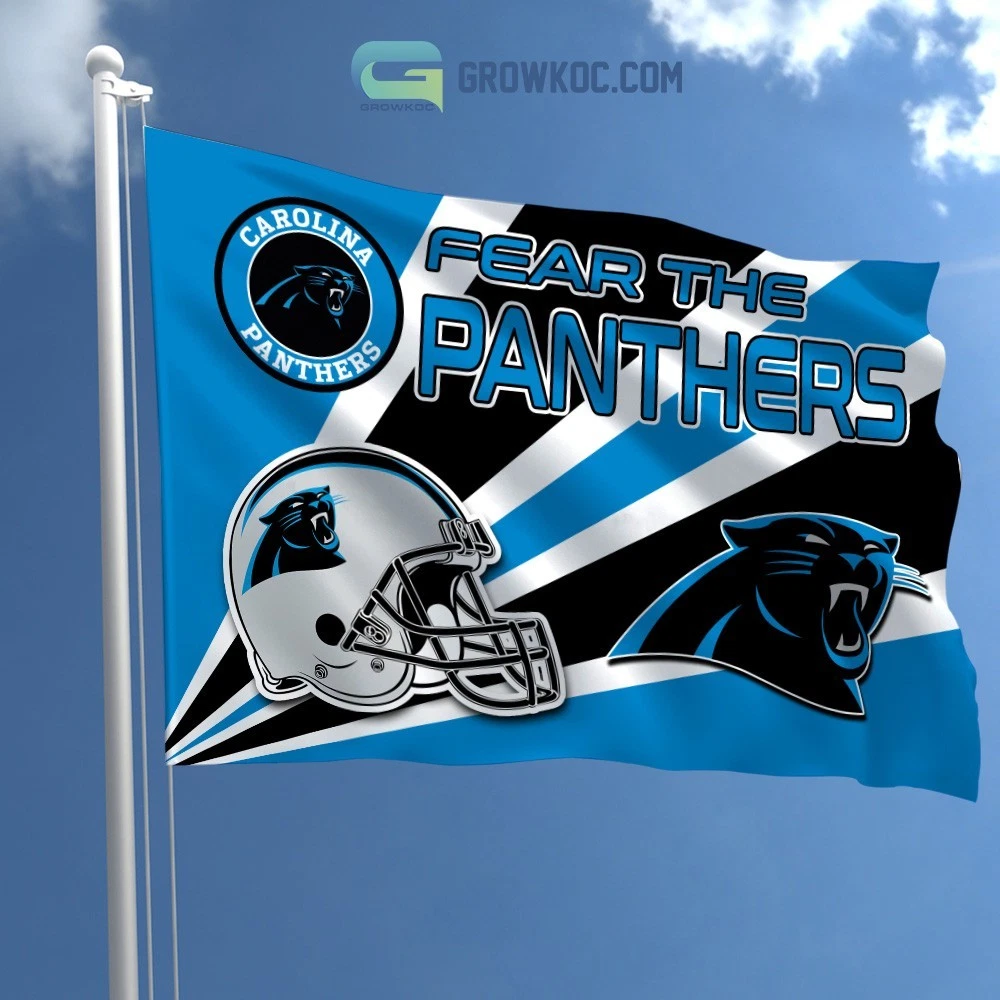 Carolina Team Panthers House Flag