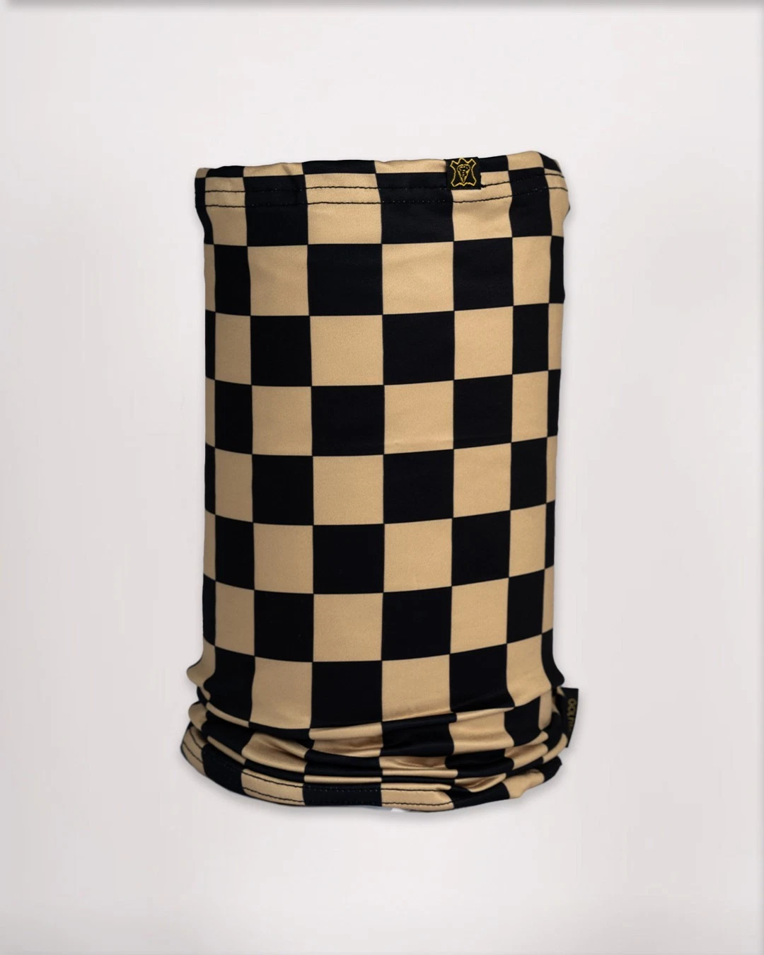 Goldtop Neck Tube Warmer Gaiter / Motorcycle Snood - Checkered Flag
