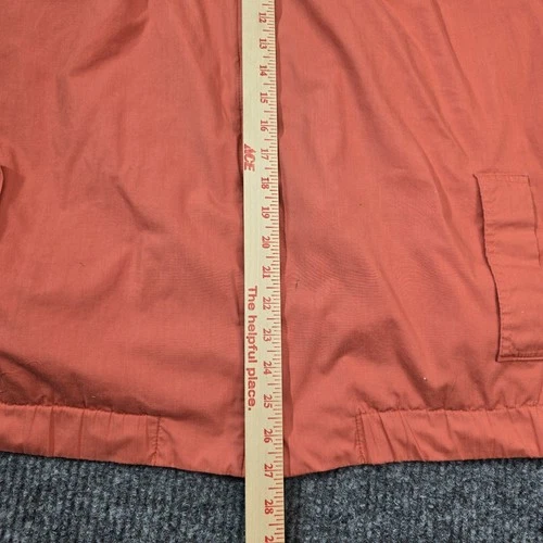 Vintage Givenchy Gentleman Jacket Mens 44 Coral Orange Full Zip Hong Kong Read image 11