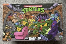 NECA Teenage Mutant Ninja Turtles TMNT Sewer Lair Diorama Collectible - NEW