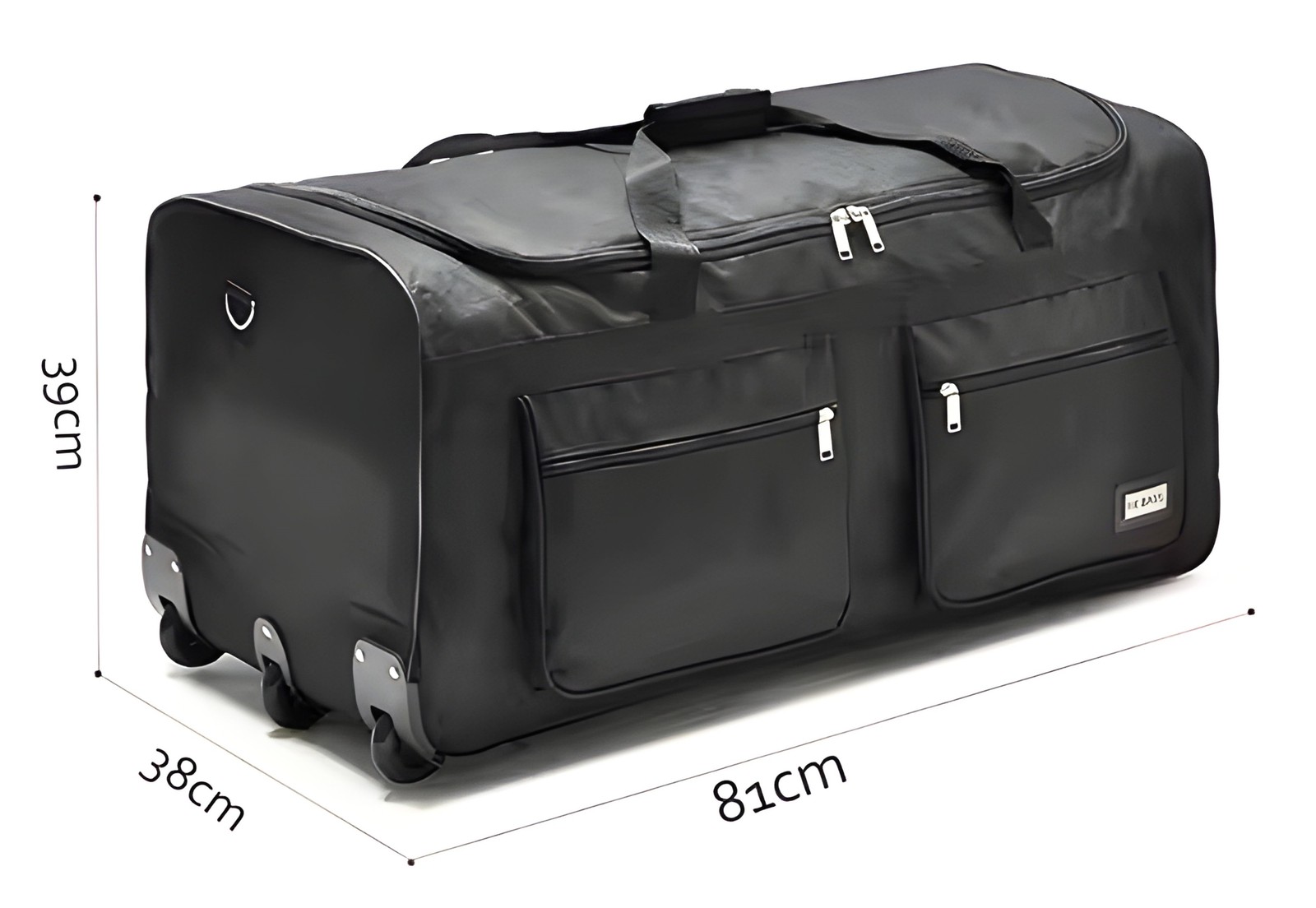 Reise Trolley Tasche Reisetasche Sporttasche mit Rollen XL 120L