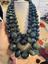 Collana Kate Spade Nuova con etichette Splendida Give It A Swirl Multistrato Statement Rara