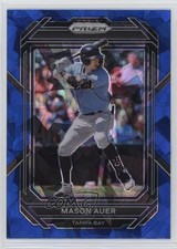 2023 Panini Prizm Blue Ice Prizm Mason Auer #123 2q9