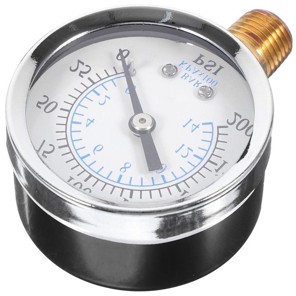 Manomètre Double Échelle 0-200 PSI / 0-14 Bar NPT 1/8" - Jauge Pression Air Réservoir