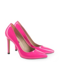 Pumps Neon Pink Lack Unisex High Heels Michael Soul Elegant Schuhe Lucia EU 40
